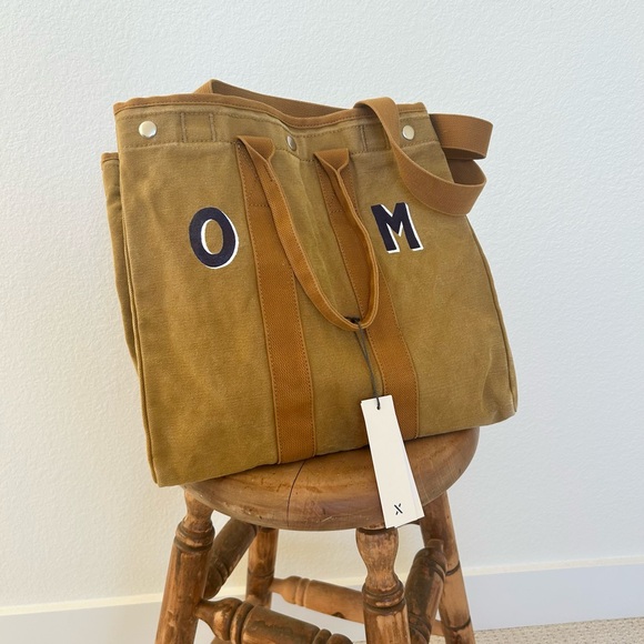 NWT Alex Mill The Perfect Weekday Tote in Golden Khaki - Picture 2 of 12